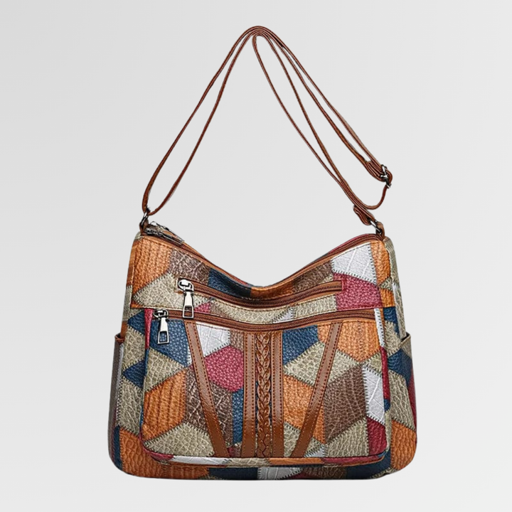 Solara | Mosaic leather handbag