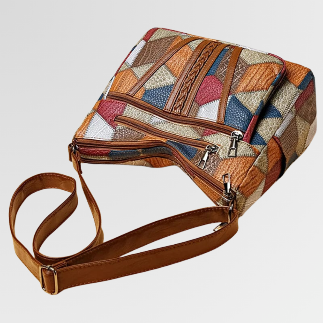 Solara | Mosaic leather handbag