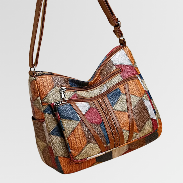 Solara | Mosaic leather handbag