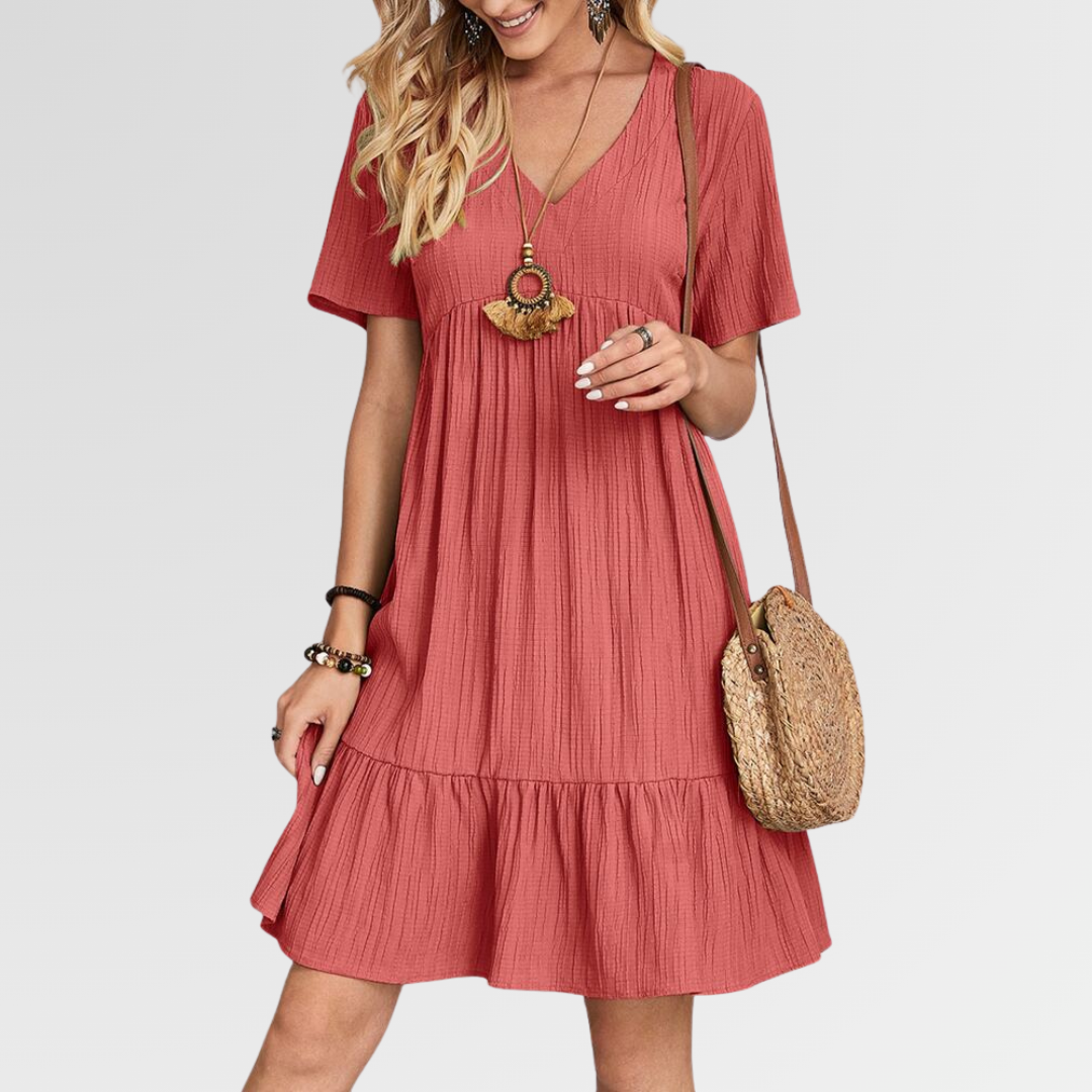 Sandra | Elegant Dress with Tummy Coverage