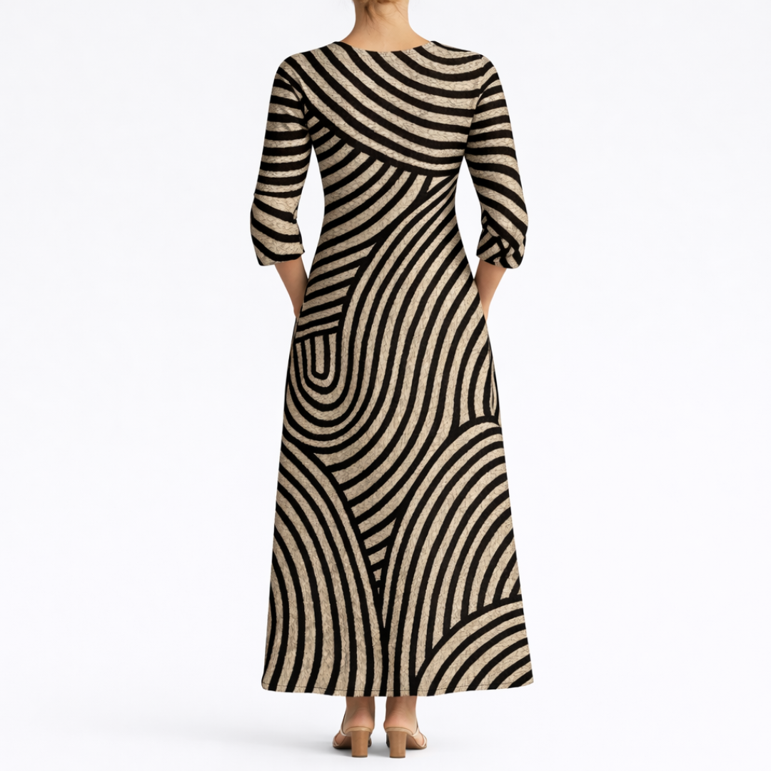 Fiona™ | Elegant Flowing Midi Dress