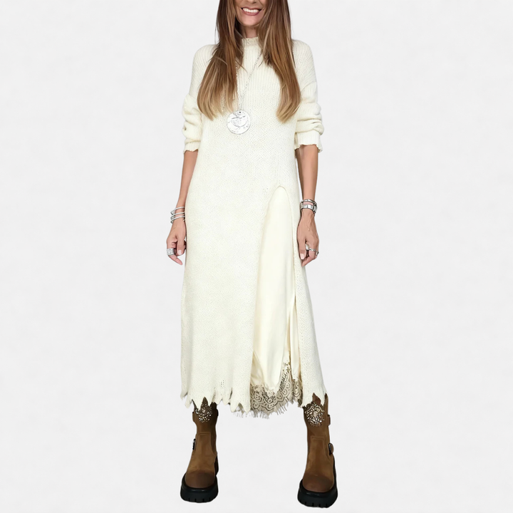 Seraphine | Elegant Layered Sweater & Dress Set