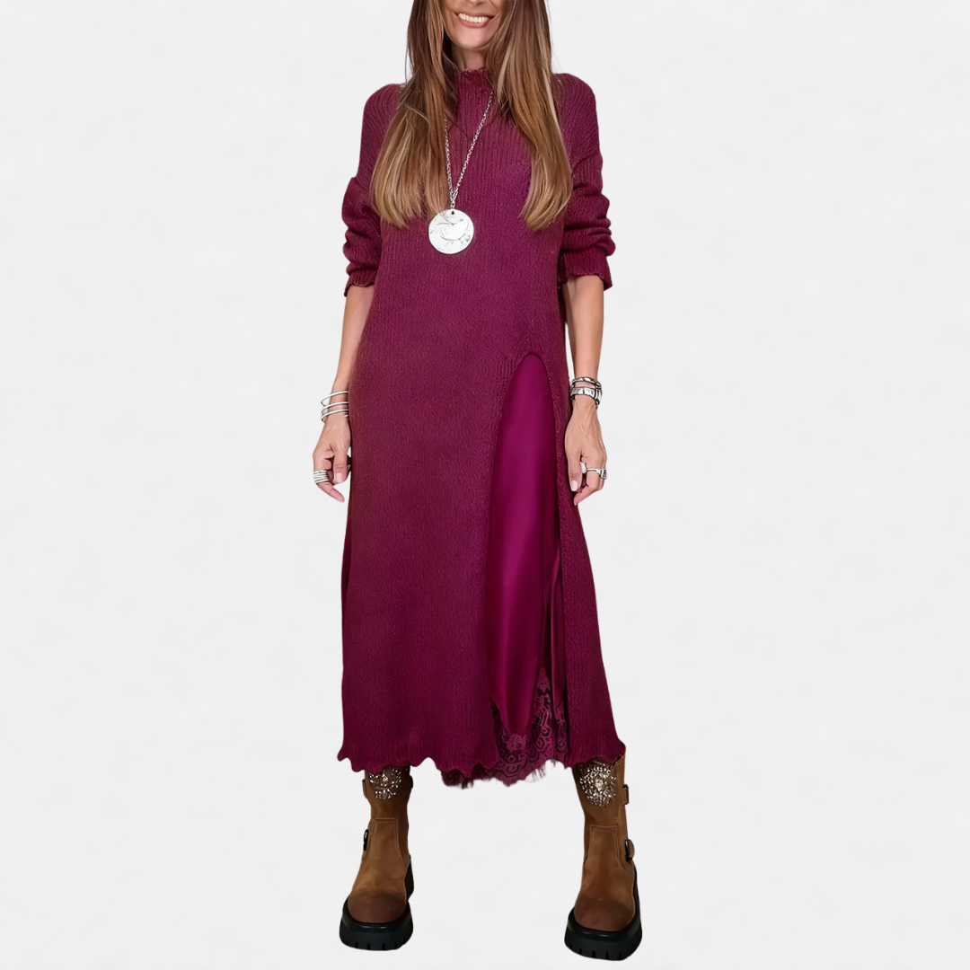 Seraphine | Elegant Layered Sweater & Dress Set