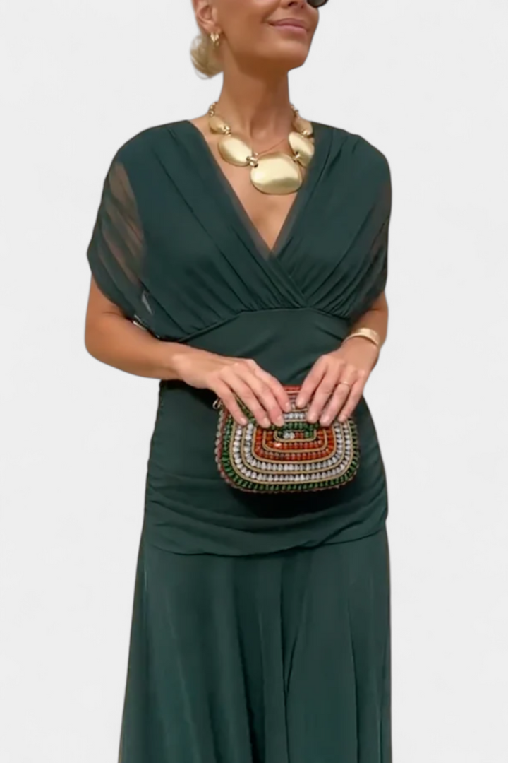 Clara | Elegant V-neck Dress